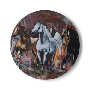 Purebred Horses - Ceramic Coaster