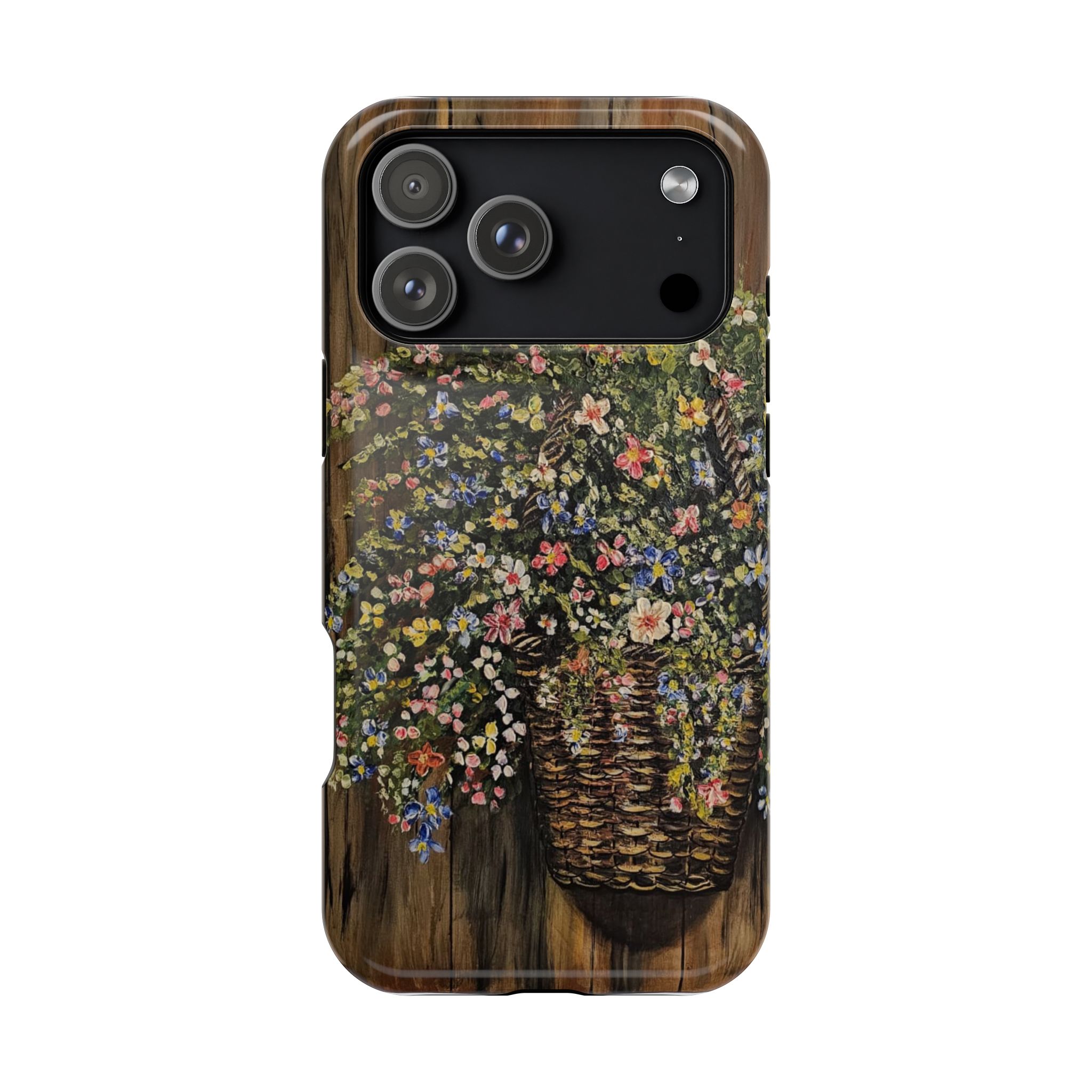 Floral Basket Phone Case — Magnetic Impact‑Resistant Floral iPhone Cover - Image 71