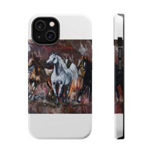 Purebred Horses — Magnetic Impact‑Resistant Phone Cover