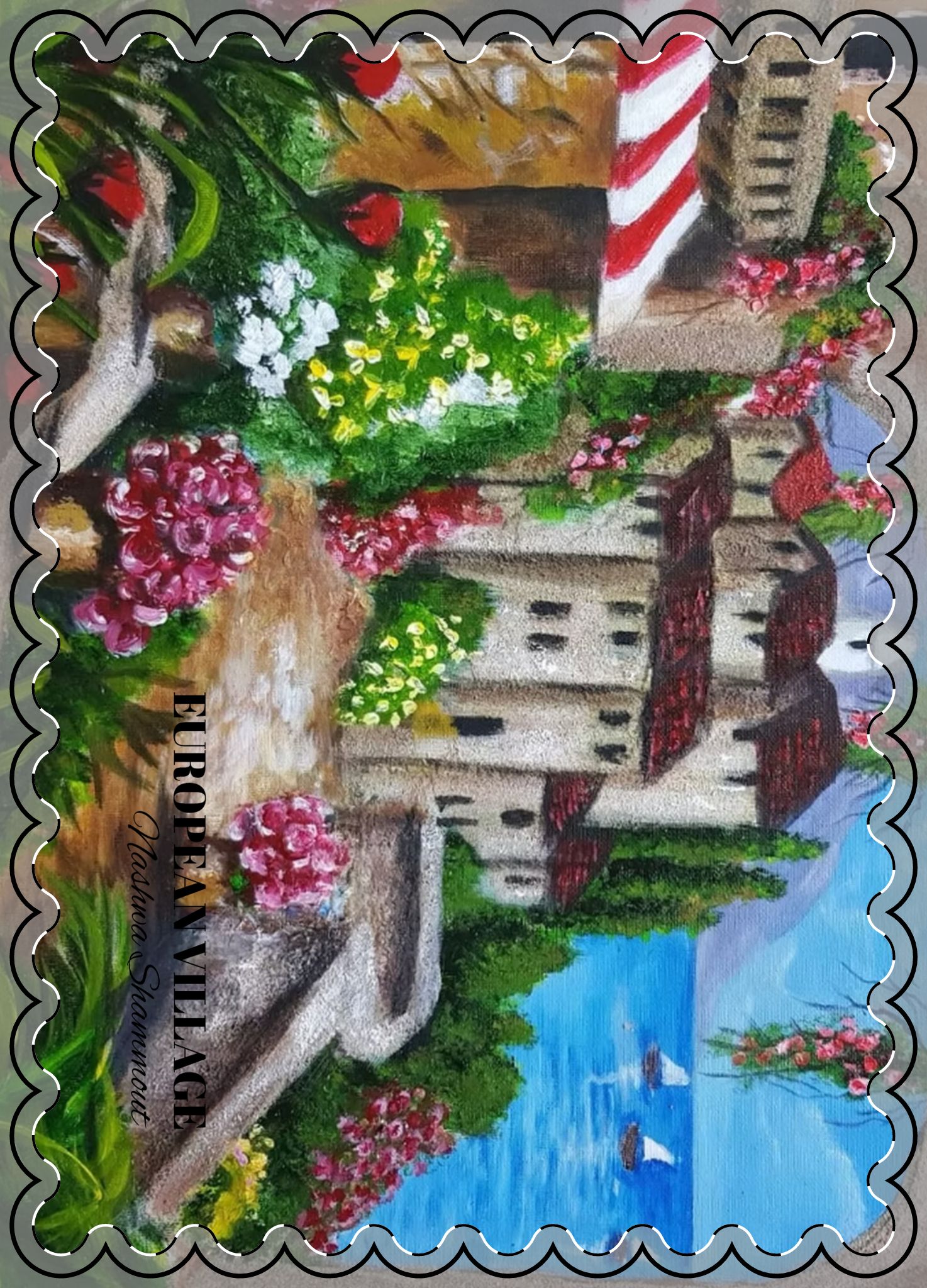 European Village — Blank Postcards with Envelopes - Image 6