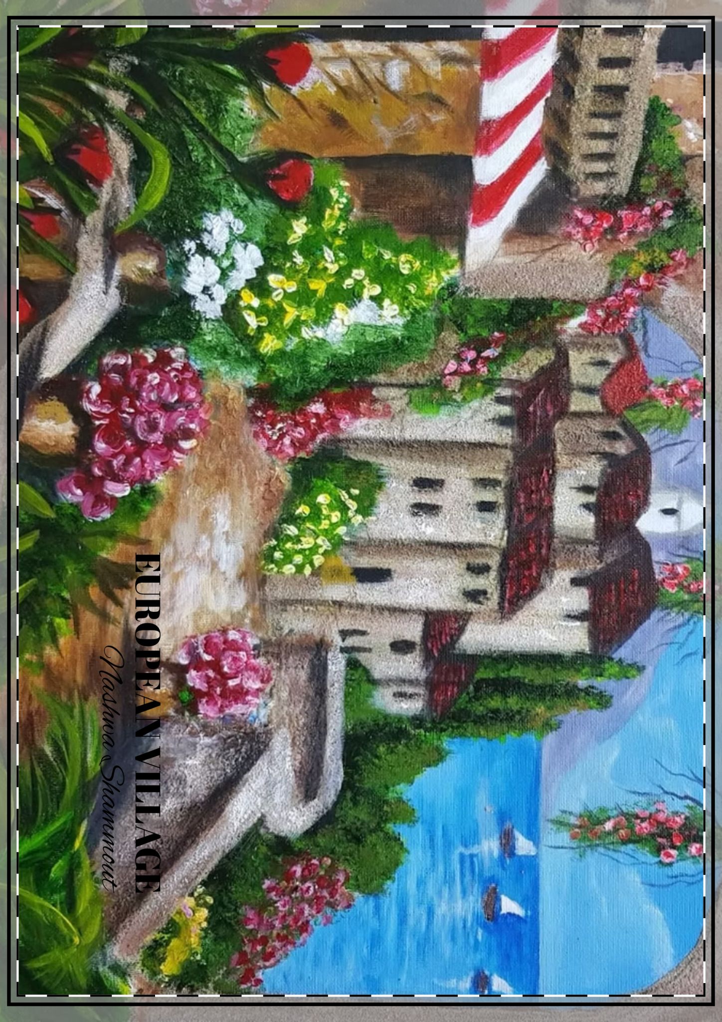 European Village — Blank Postcards with Envelopes - Image 8