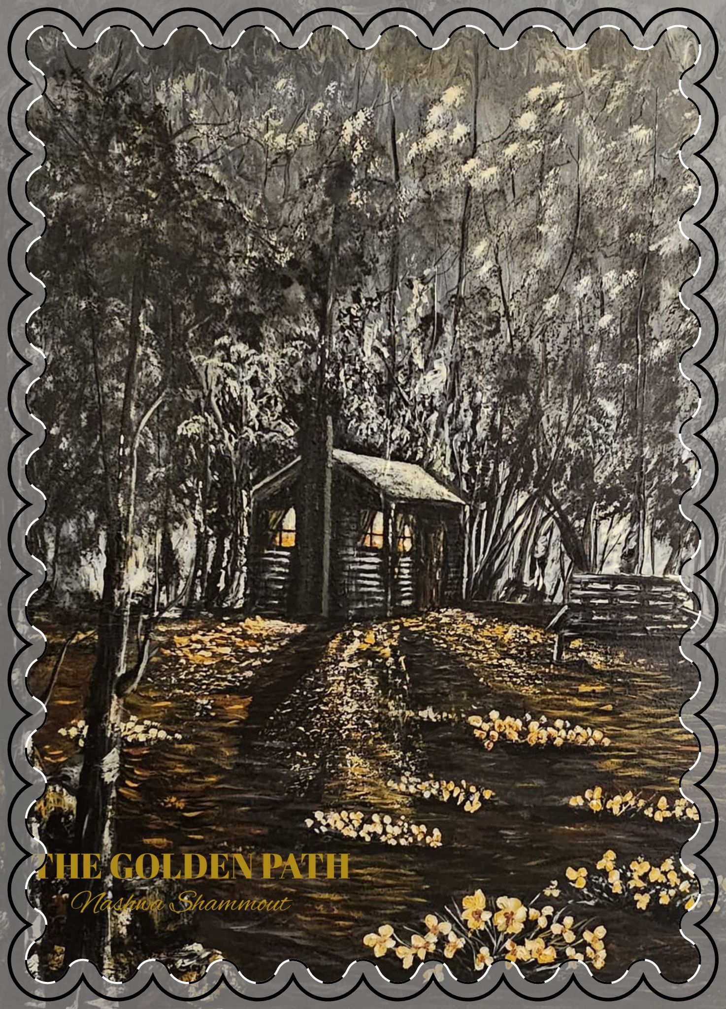 Golden Path — Blank Postcards with Envelopes - Image 6