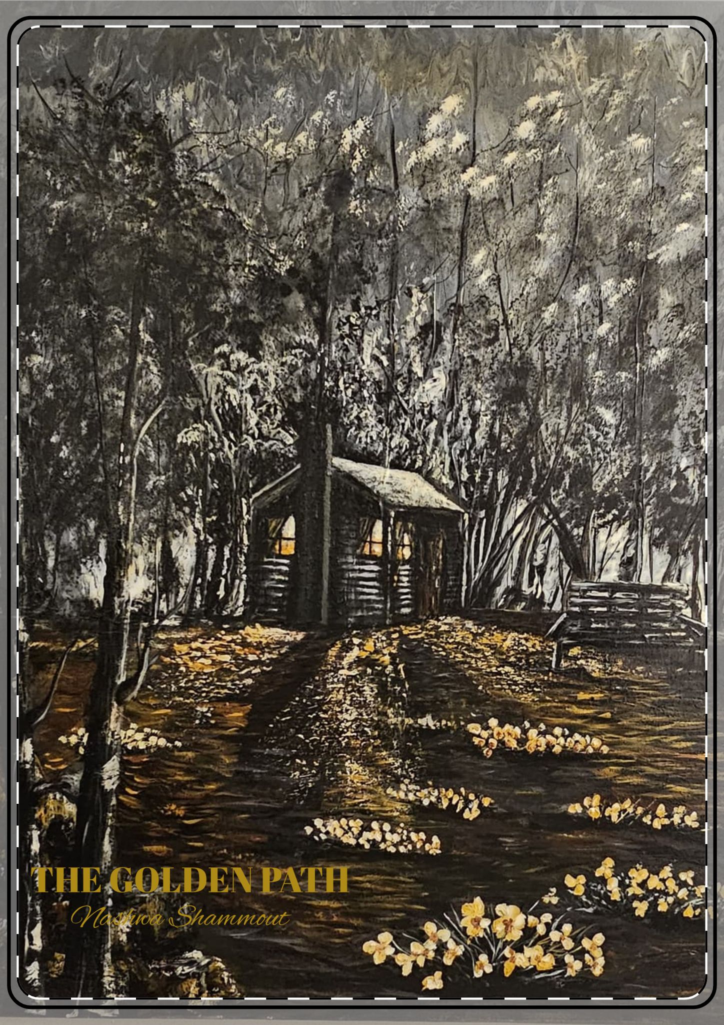 Golden Path — Blank Postcards with Envelopes - Image 4