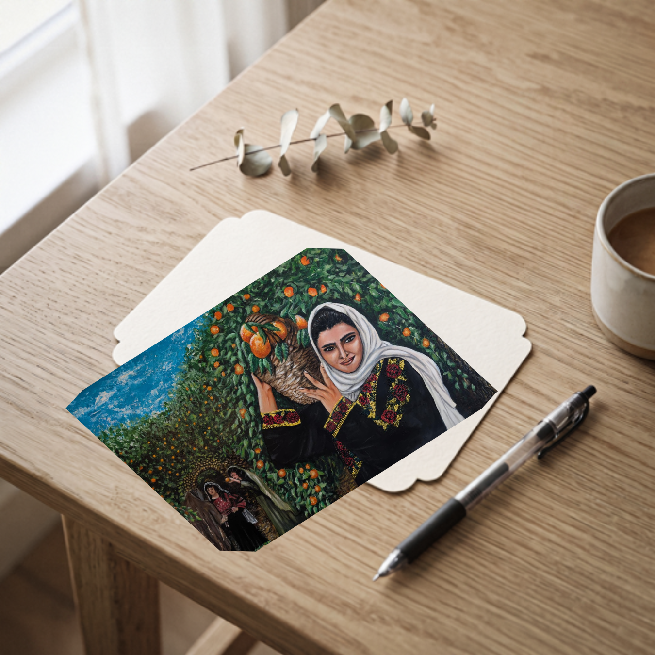 Jaffa Oranges — Blank Postcards with Envelopes