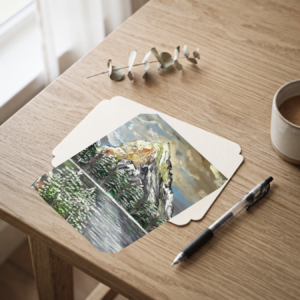 Frozen Mountain — Blank Postcards with Envelopes