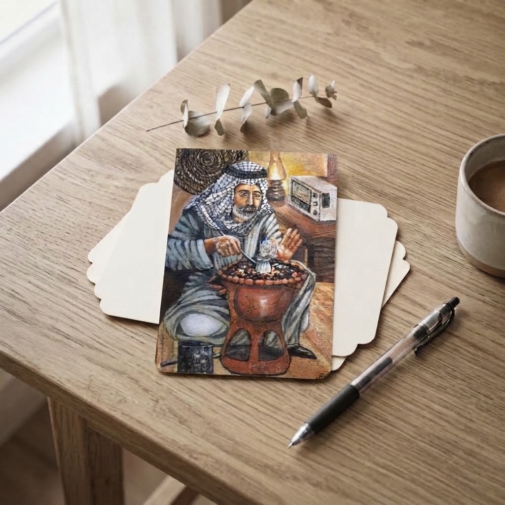 Cozy Night — Blank Postcards with Envelopes
