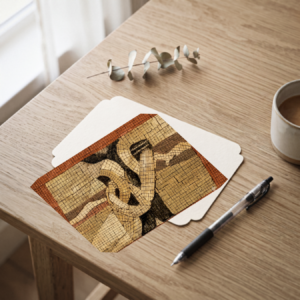 Clay Work — Blank Postcards with Envelopes
