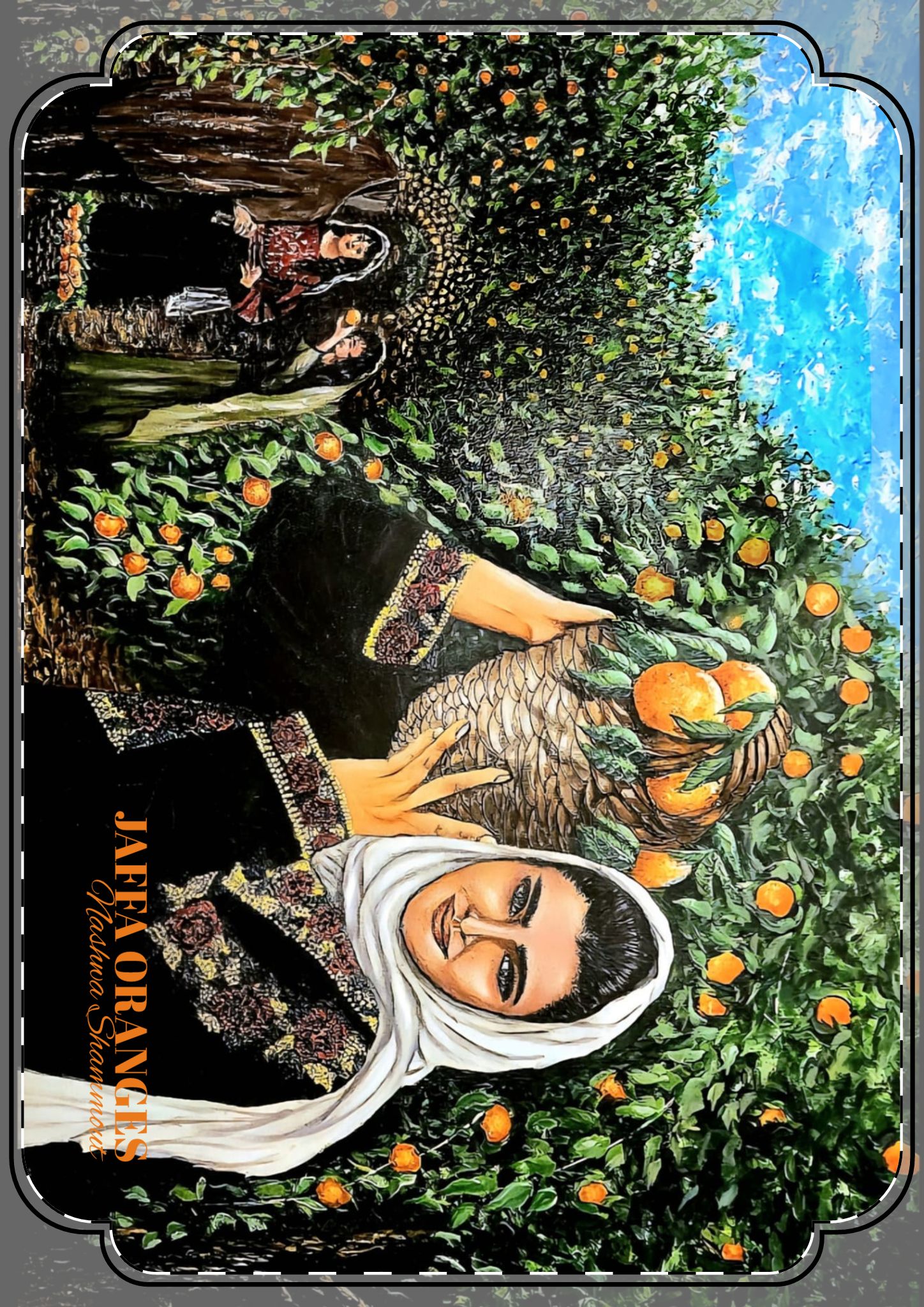 Jaffa Oranges — Blank Postcards with Envelopes - Image 2