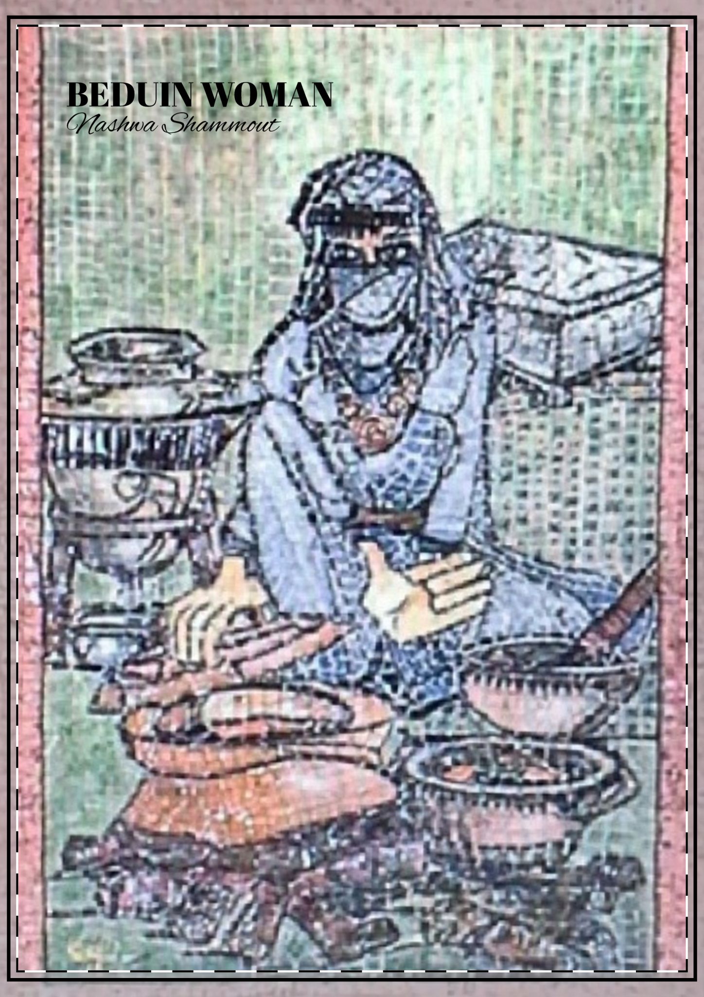 Bedouin Woman — Blank Postcards with Envelopes - Image 8