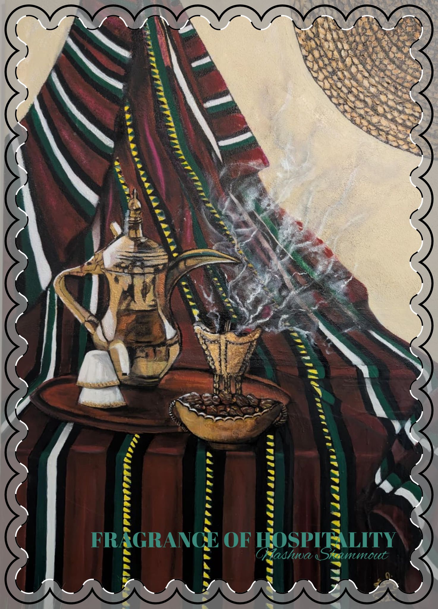 Fragrance of Hospitality — Blank Postcards with Envelopes - Image 6