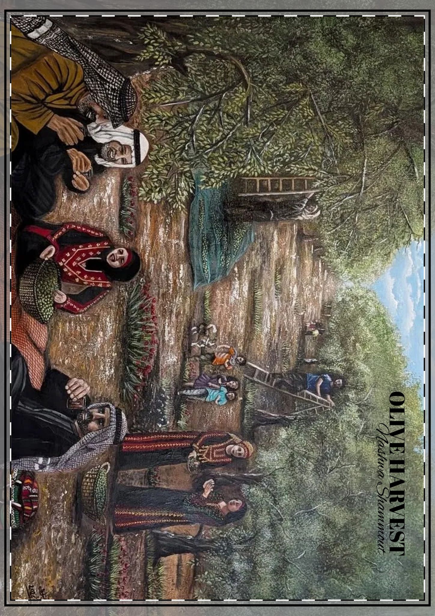 Olive Harvest — Blank Postcards with Envelopes - Image 8
