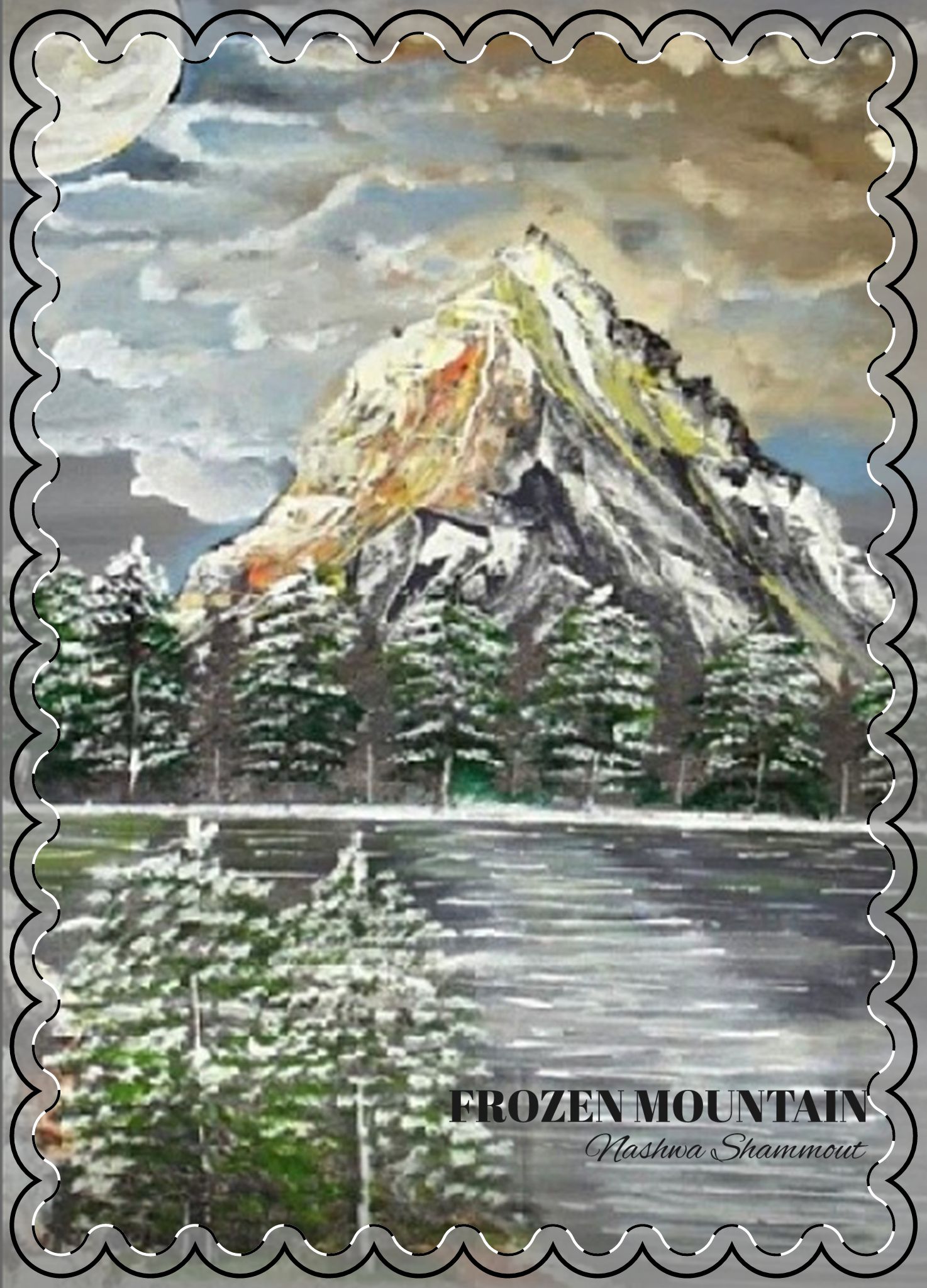 Frozen Mountain — Blank Postcards with Envelopes - Image 6