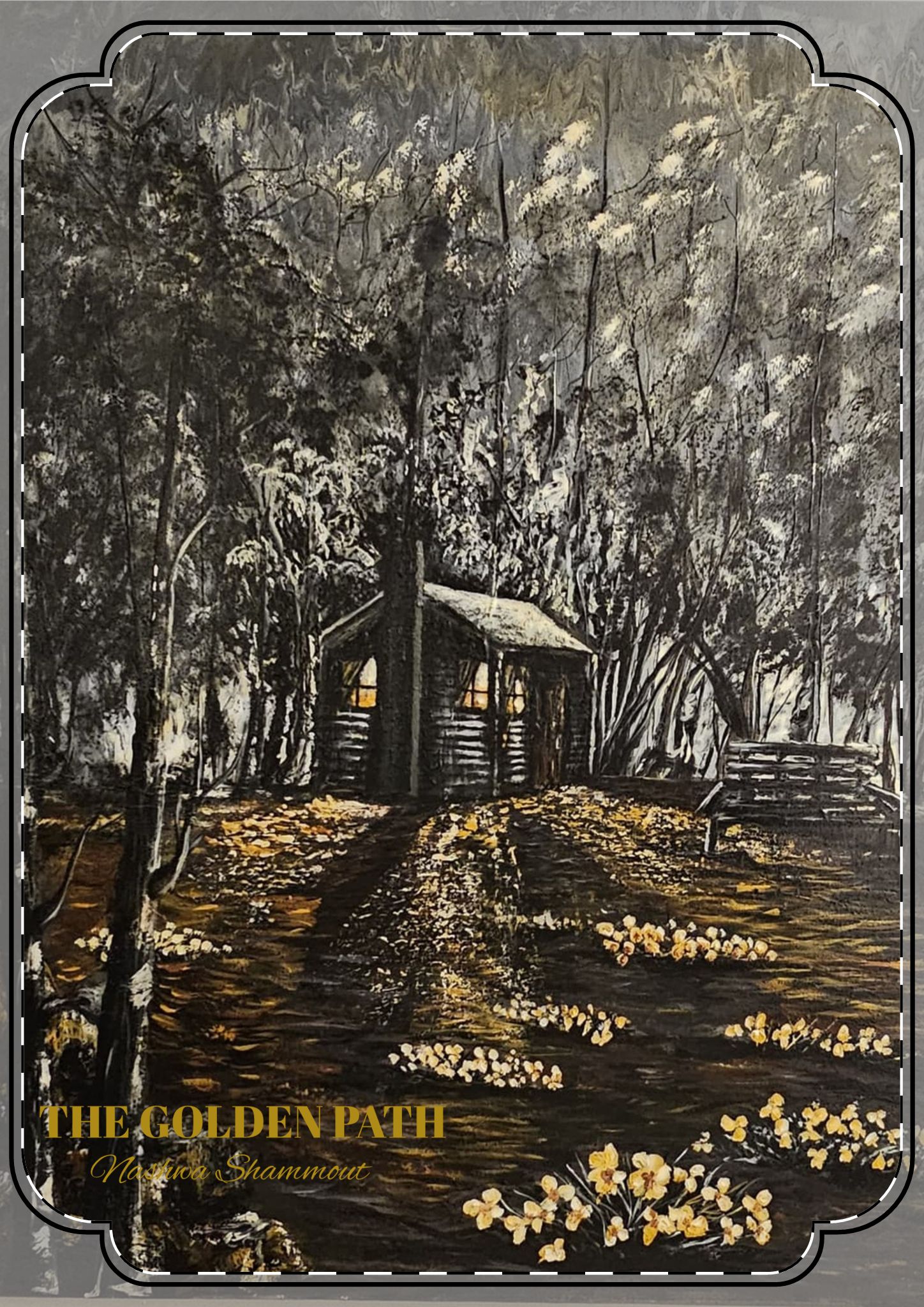 Golden Path — Blank Postcards with Envelopes - Image 2