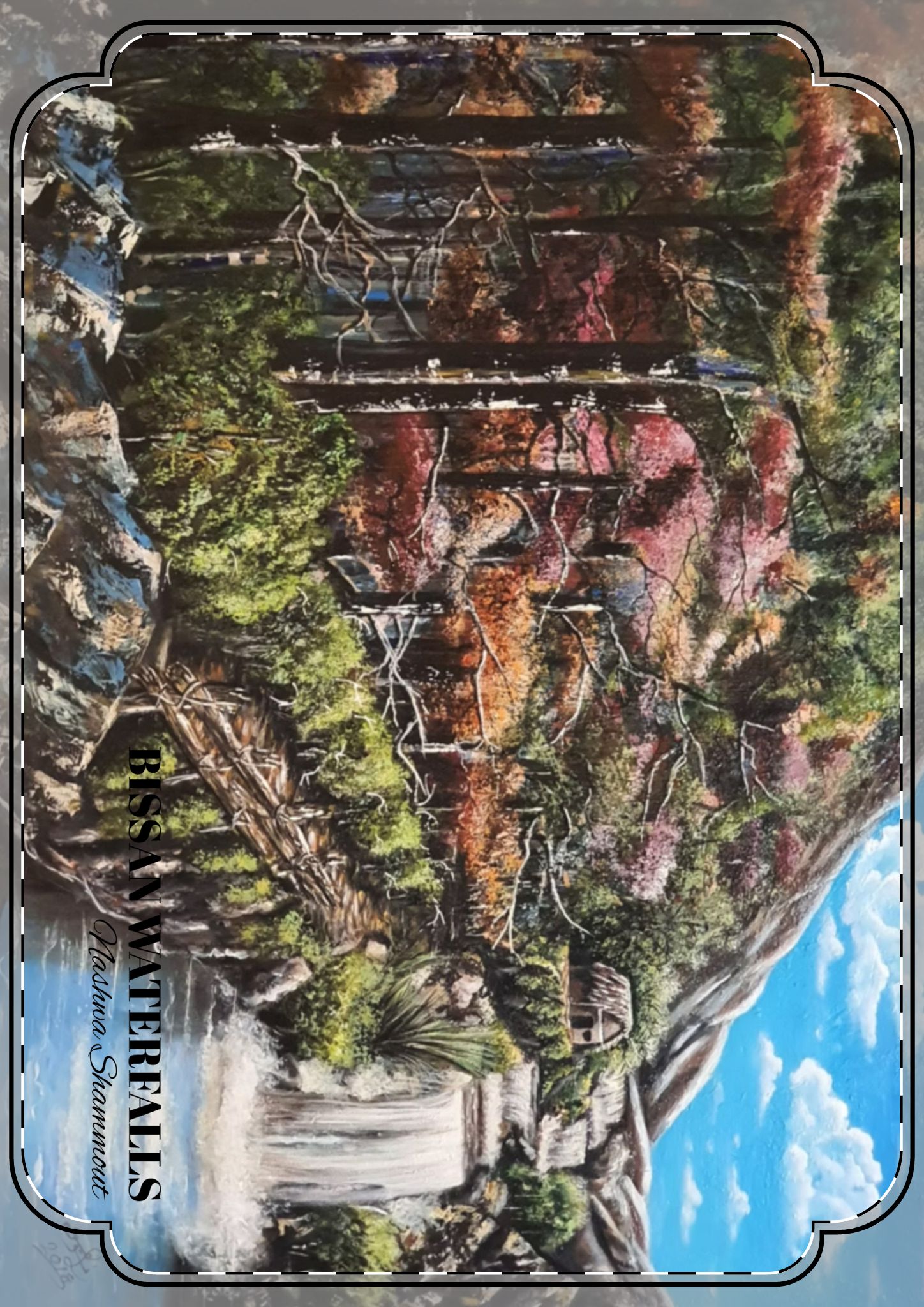 Bissan Waterfalls — Blank Postcards with Envelopes - Image 2
