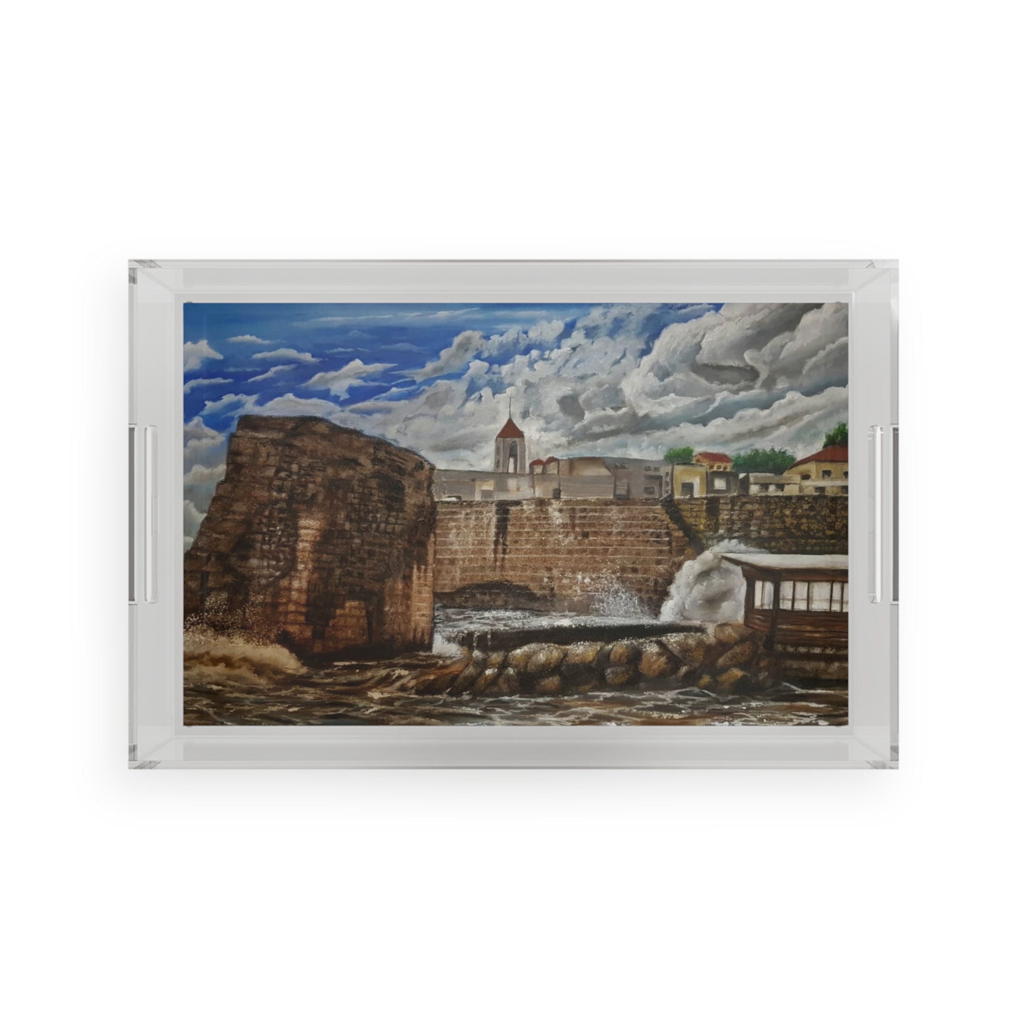 Wall of Akka – Acrylic Serving Tray - Image 2